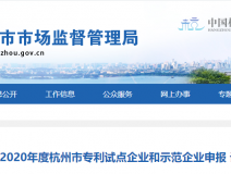 喜報！創(chuàng)綠家被認(rèn)定為2020年度杭州市專利試點企業(yè)